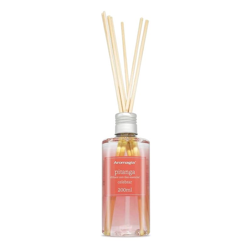 Difusor com Óleo Essencial  Pitanga  Aromagia 200ml