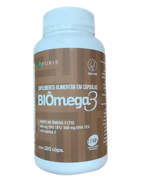 Bio Ômega 3 Puris 120 Cápsulas