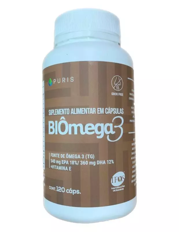 Bio Ômega 3 Puris 120 Cápsulas