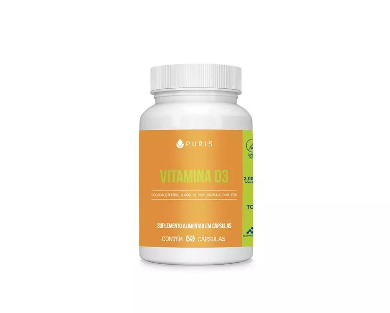 VITAMINA D3 60CAPS - PURIS