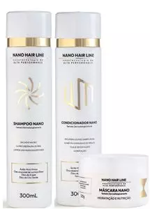 KIT SHAMPOO/COND/MASCARAHIDRATAÇÃO NANO HAIR LINE